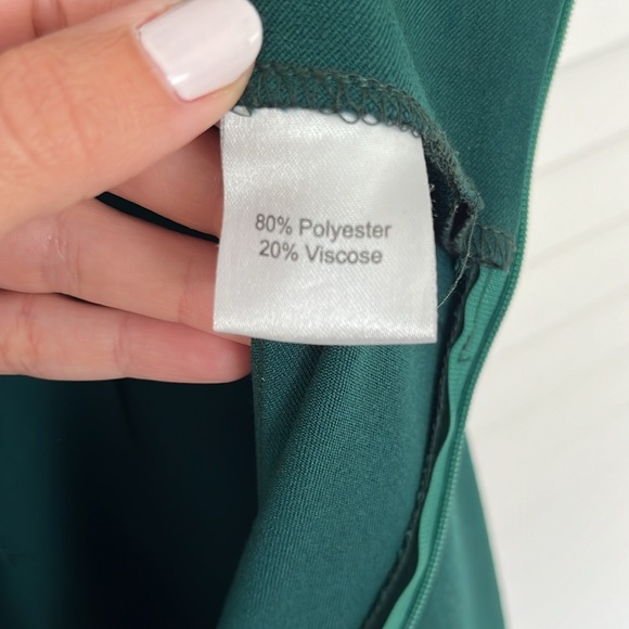 Assali Emerald Green Strapless Dress - Picture 7 of 7